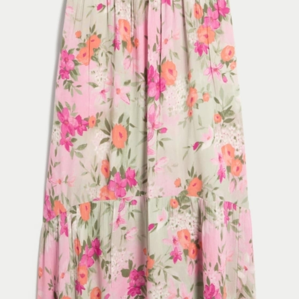Hollister Floral Strapless Maxi Dress - Picture 4 of 4